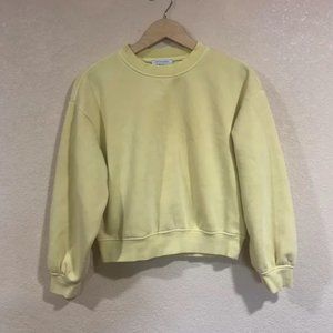 & other stories Stockholm Atelier yellow pullover crewneck sweater